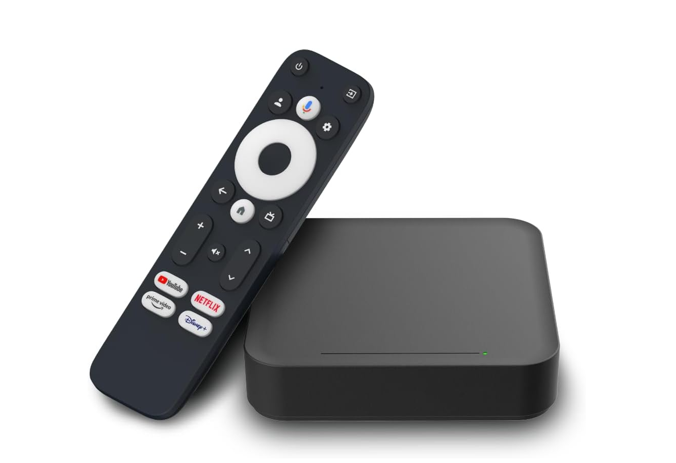 RockTek GT1 – Google TV 12 • 4K HDR • Wi-Fi 5 • Streaming rapide au Canada