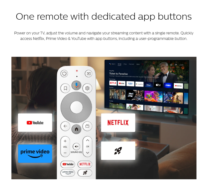 Manette Bluetooth – Compatible Google TV / Android TV / RockTek / Homatics